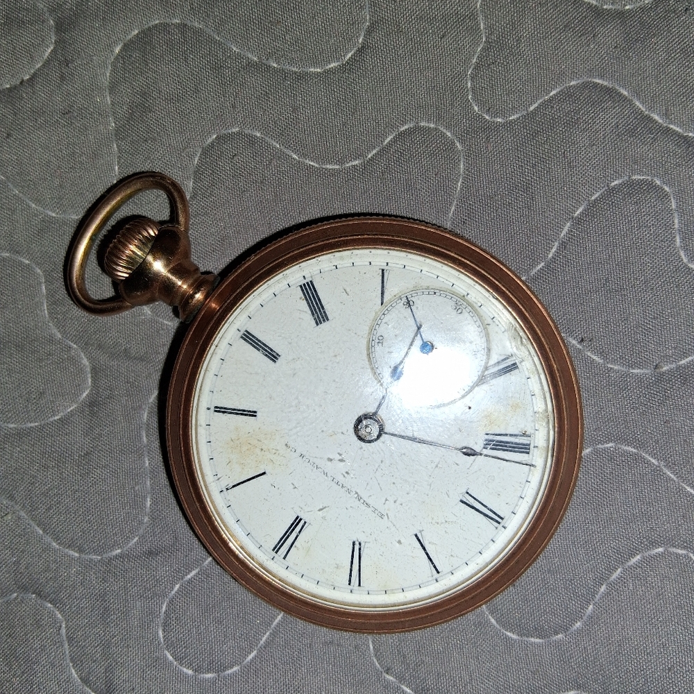 Elgin Natl. Watch Co Gold Pocket Watch 1927